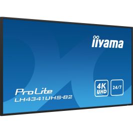 iiyama LH4341UHS-B2 Monitor Profesional 43" IPS 4K UHD 3840x2160 16:9 24/7 3xHDMI USB Ethernet RS-232