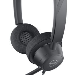 Dell WH3022 Auriculares Estéreo Pro con Cable para PC, Certificados Microsoft Teams, Audio Nítido y Controles de Llamada