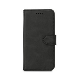 eSTUFF Funda Cartera PU con Tapa para Samsung Galaxy A54 - Negra, Protección con Soporte y Ranuras para 3 Tarjetas
