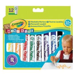 Crayola 8325 Rotuladores Lavables Mimi Kids, 12 unidades, para bebés +12 meses, tinta sin jabón y puntas de seguridad Precio: 7.49999987. SKU: B18YCRLERR