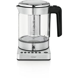 WMF 04131800 Hervidor de Agua Eléctrico KÜCHENminis Vario, 1L, Vidrio y Acero Inoxidable, 1960W, Termostato