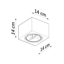 Lámpara de Techo "Seida" [SOL-SL.0850]