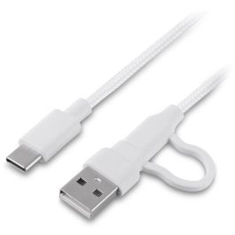 Sharkoon OfficePal M25W Ratón Gaming Óptico Inalámbrico RF + Conexión USB-C 4000 DPI, 6 Botones, Mano Derecha, Iluminación Multi-color, Blanco