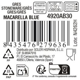 La Mediterranea Mug 320 ml Macarella Blue (36 Unidades)