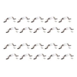 Emuca Lote de 20 tiradores para mueble Papua, L127mm, intereje 76mm, Zamak, Plata vieja Precio: 47.79000028. SKU: B1A286NPCL