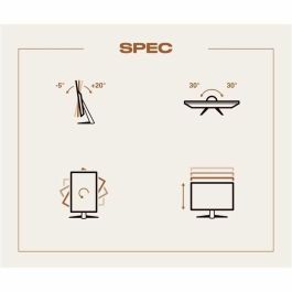 Japannext Pantalla PC JAP1712236764136 23.8" FHD IPS Soporte Ergonómico