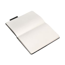 Antartik Cuaderno Notes A5 Tapa Dura Hojas Lisas 100 Hojas 80g Negro FSC con Gomilla y Bolsillo