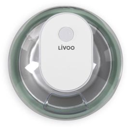 Livoo DOM461 Heladera 1 L con Depósito Acumulador de Frío, Cuchilla Mezcladora, Tapa Transparente y Molde para 7 Helados con Palitos