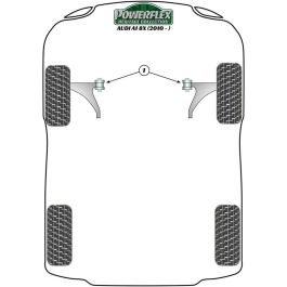 Silentblock Powerflex PFF85-1202 Trasera Chasis