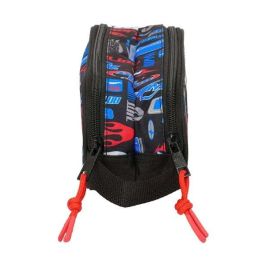 Safta Estuche Escolar Portatodo Doble para Colegio Hot Wheels con Dos Cremalleras, Ideal para Material Escolar, 80x210x60 mm Safta Estuche Escolar Portatodo Doble para Colegio Hot Wheels con Dos Cremalleras, Ideal para Material Escolar, 80x210x60 mm
