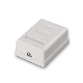 AISENS - ROSETA DE SUPERFICIE RJ45 CAT.6 FTP 1 TOMA, BLANCO