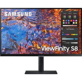 81.3cm/32'' (3840x2160) Samsung S32B800PXP ViewFinity S8 S32B800PXU 16:9 5ms IPS HDMI DisplayPort USB-C VESA Pivot 4K Black