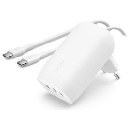 Belkin Cargador WCC002VFWH 67W 3X USB-C Blanco para Carga Rápida y Múltiples Dispositivos Precio: 37.59000036. SKU: B1GTBJZ9B6