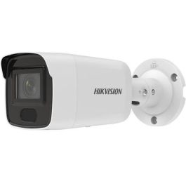 Hikvision Cámara IP Bullet 4M AcuSense 2.8mm IR40 WDR IP67. Luz disuasoria, micrófono. Serie Ultra para seguridad avanzada. Precio: 261.49999942. SKU: B17C96TQE5