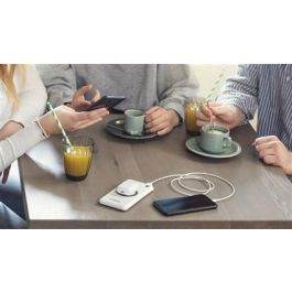 Varta Batería Portátil 10000mAh con Carga Rápida Inalámbrica 10W, 2 Tomas USB y Cable - Power Bank Varta Batería Portátil 10000mAh con Carga Rápida Inalámbrica 10W, 2 Tomas USB y Cable - Power Bank