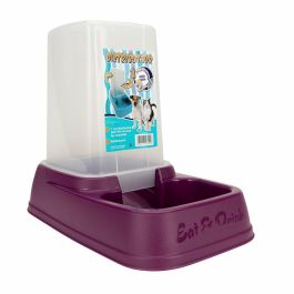 Aime Dispensador de agua y comida 2 en 1 para perros y gatos 3,7 L, práctico, antideslizante, robusto y portátil.
