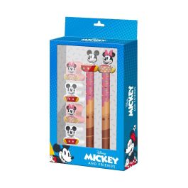 Disney Mickey y Minnie Pack de Papelería: Bolígrafo Gel Borrable, Lápiz Eternal sin Tinta y 4 Gomas Mix Multicolor Precio: 11.68999997. SKU: B1JSDC25HJ