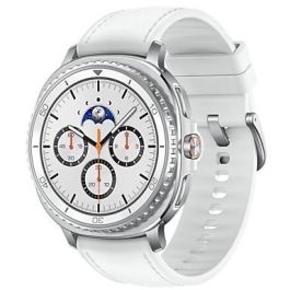 Samsung Galaxy Watch8 Classic Wi-Fi 46mm 64GB Blanco - Smartwatch con AMOLED, GPS y Monitor de Ritmo Cardíaco