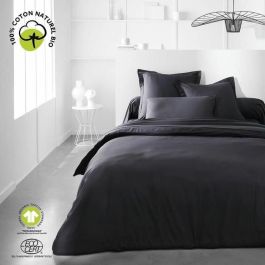 Today TOD3574643510037 Sábana Bajera de Algodón, Color Carbón Orgánico, para Cama 180 x 200 cm + 30 cm