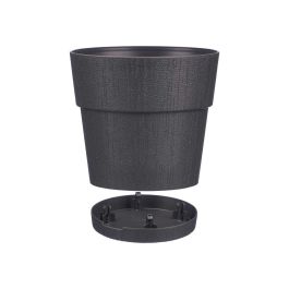 Maceta Plastico 20 Cm Ethica Antracita Stefanplast (12 Unidades) Maceta Plastico 20 Cm Ethica Antracita Stefanplast (12 Unidades)