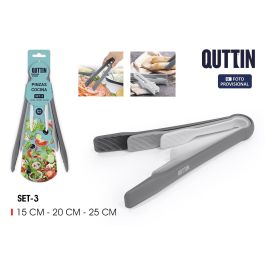 Set de 3 pinzas de cocina de plástico Quttin (24 Unidades) Precio: 39.49999988. SKU: B1CMDJ22WD