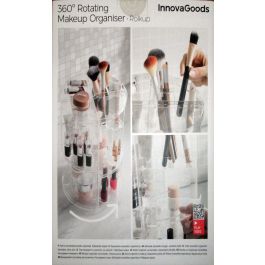 Inde Organizador de Maquillaje Giratorio Rolkup Innova, 23 cm Ancho x 4 cm Alto x 23 cm Largo (7 Unidades)