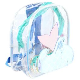 The Concept Factory Mochila Infantil Sirena Transparente PVC