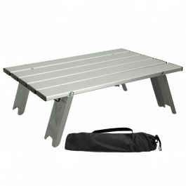 Mesa Plegable Aktive Plateado Aluminio 40 x 13 x 28,5 cm (4 Unidades) Mesa Plegable Aktive Plateado Aluminio 40 x 13 x 28,5 cm (4 Unidades)