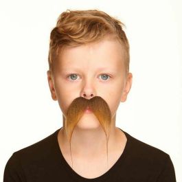 Bigote infantil rubio pelirrojo talla única Precio: 6.50000021. SKU: S2420726