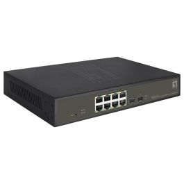 Level One GES-2110P Switch Gestionado L2 Gigabit Ethernet 8xPoE+ 2xSFP 130W 19"