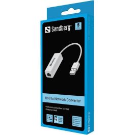 Sandberg Convertidor USB a Red para Ordenador con Puerto USB