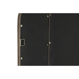 DKD Home Decor Espejo Decorativo Moderno Dorado de Hierro y Cristal, 4mm de grosor, 208 x 122 cm