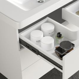 Emuca Lote de 5 juegos de guías para cajones, de bolas, altura 45mm, profundidad 400mm, extracción total, cierre suave, Negro