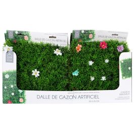 Je cherche une Idee Césped Artificial 25x25 cm Modelos Surtidos: Flores Blancas o de Colores