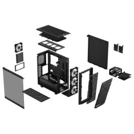 Fractal Design Meshify 2 Compact RGB Black TG Light Tint - Caja PC Midi-Tower ATX Negro con Ventana Lateral y RGB