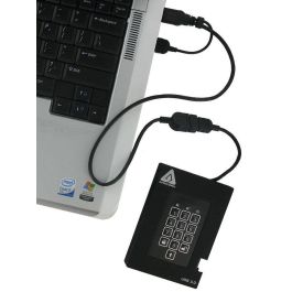 Apricorn Aegis Padlock Fortress Disco Duro Externo 1000GB FIPS 140-2 Nivel 2 Cifrado Hardware AES-XTS USB 3.0 PIN