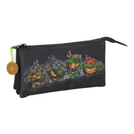 Portatodo Triple Teenage Mutant Ninja Turtles Negro Gris 22 x 12 x 3 cm Precio: 8.49999953. SKU: B1KG8DGW5R