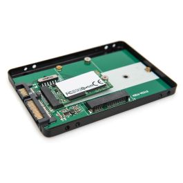 Digitus Adaptador 2.5" SATA M.2 o mSATA Caja Externa para SSD Color Negro