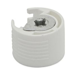 Herrajes Alk Soporte Cazoleta Excéntrica Plástico Blanco para Muebles Bibo Ø20 Espesor 25 Precio: 0.49999983. SKU: B1G52N3DGM