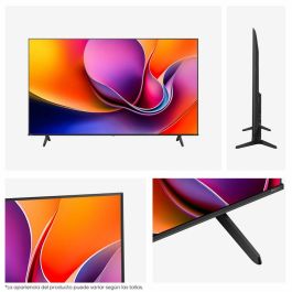 Hisense 43A6Q Televisor Smart TV 43" 4K Ultra HD VIDAA Alexa, Dolby Vision, Modo Juego Plus, Wi-Fi Negro