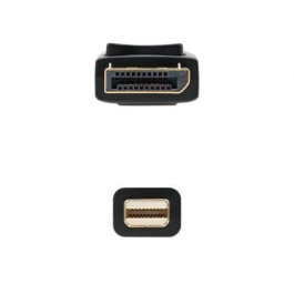 Nano Cable 10.15.2402 Cable Mini DisplayPort a DisplayPort Macho 2m Negro 4K