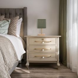 Lámpara Madera y Lino con Cable Nora Vinthera 10x13 cm_Tulipa 13 cm