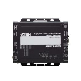Aten VE3912T HDBaseT Transmisor Switch DisplayPort HDMI VGA con Extensor de Video 4K hasta 100m sobre Cat 6/6a para Conversión de Señales Aten VE3912T HDBaseT Transmisor Switch DisplayPort HDMI VGA con Extensor de Video 4K hasta 100m sobre Cat 6/6a para Conversión de Señales
