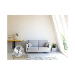 Ventilador de suelo industrial - Ventilador de circulación de aire - OCEANIC - 120 W - 3 velocidades - Ø 45 cm - Cromo Ventilador de suelo industrial - Ventilador de circulación de aire - OCEANIC - 120 W - 3 velocidades - Ø 45 cm - Cromo