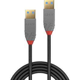 Lindy Cable USB 3.2 Type A 5m Anthra Line, 5Gbps