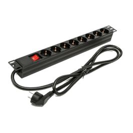 PHASAK Regleta 19" con interruptor (1.5M) 7 tomas - Schuko Precio: 23.59000028. SKU: B122M4MDRQ