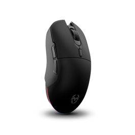 Krom NXKROMKOMET Ratón Gaming Inalámbrico Komet RGB, Sensor Óptico PMW 3212, hasta 2400 DPI, 8 Botones, Batería Recargable, 2.4 GHz, Ergonómico