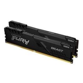 Memoria Kingston Fury Beast Black Ddr4 32Gb (Kit 2) 3200Mhz Cl16 1Gx8 - KF432C16BB1K2/32