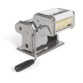 ARTISTAS DE COCINA Máquina de Ravioles y Espaguetis Profesional 9 Posiciones (6 a 1 mm) Laminador de Pasta Manual para Encimera