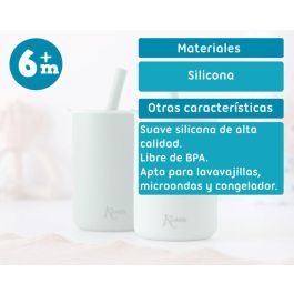 Vasos En Silicona Sage Con Pajita Vasos En Silicona Sage Con Pajita